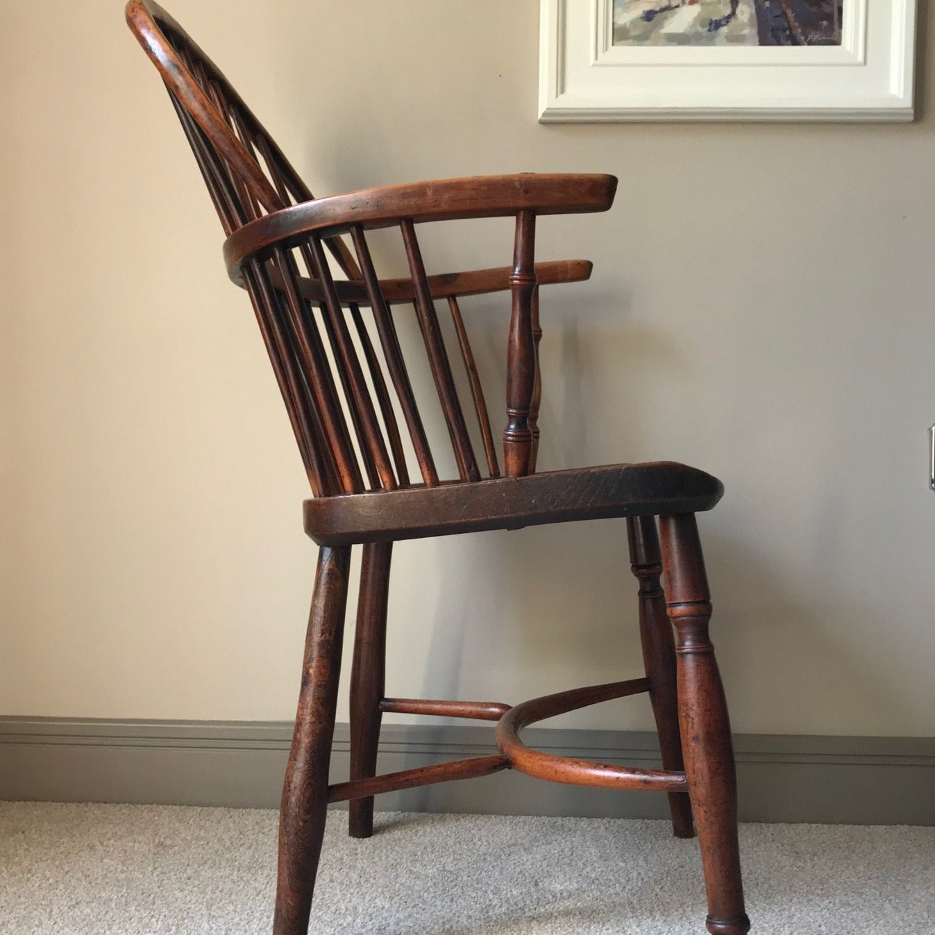 Hooped Stick Back Windsor Chair "Amos Grantham"