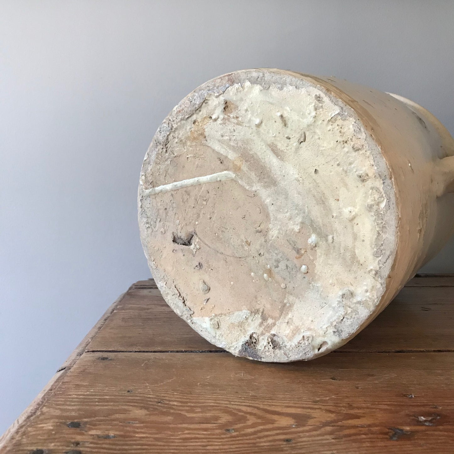 Italian Glazed Terracotta Preserving Pot.