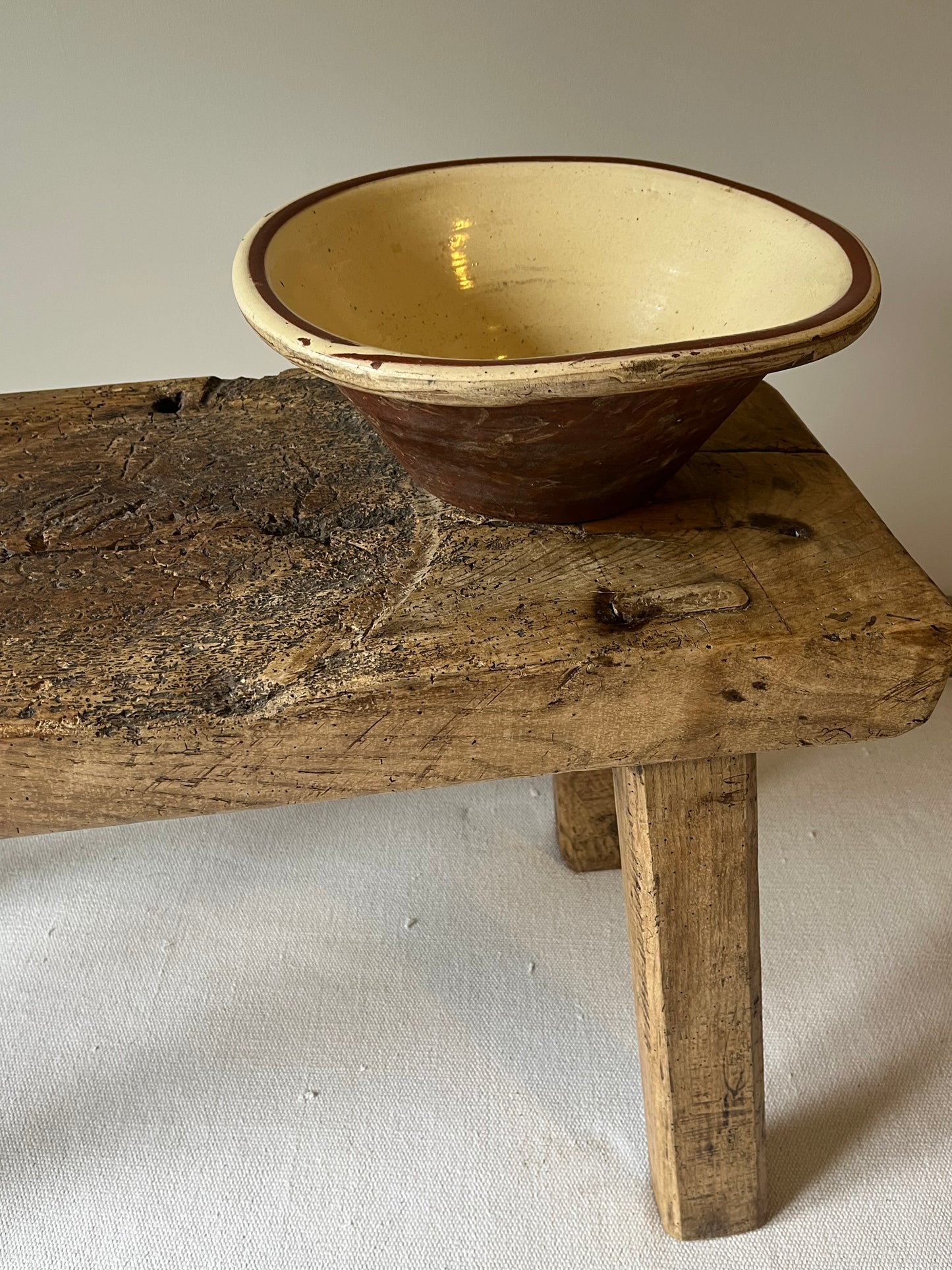 Elm Pig Bench.