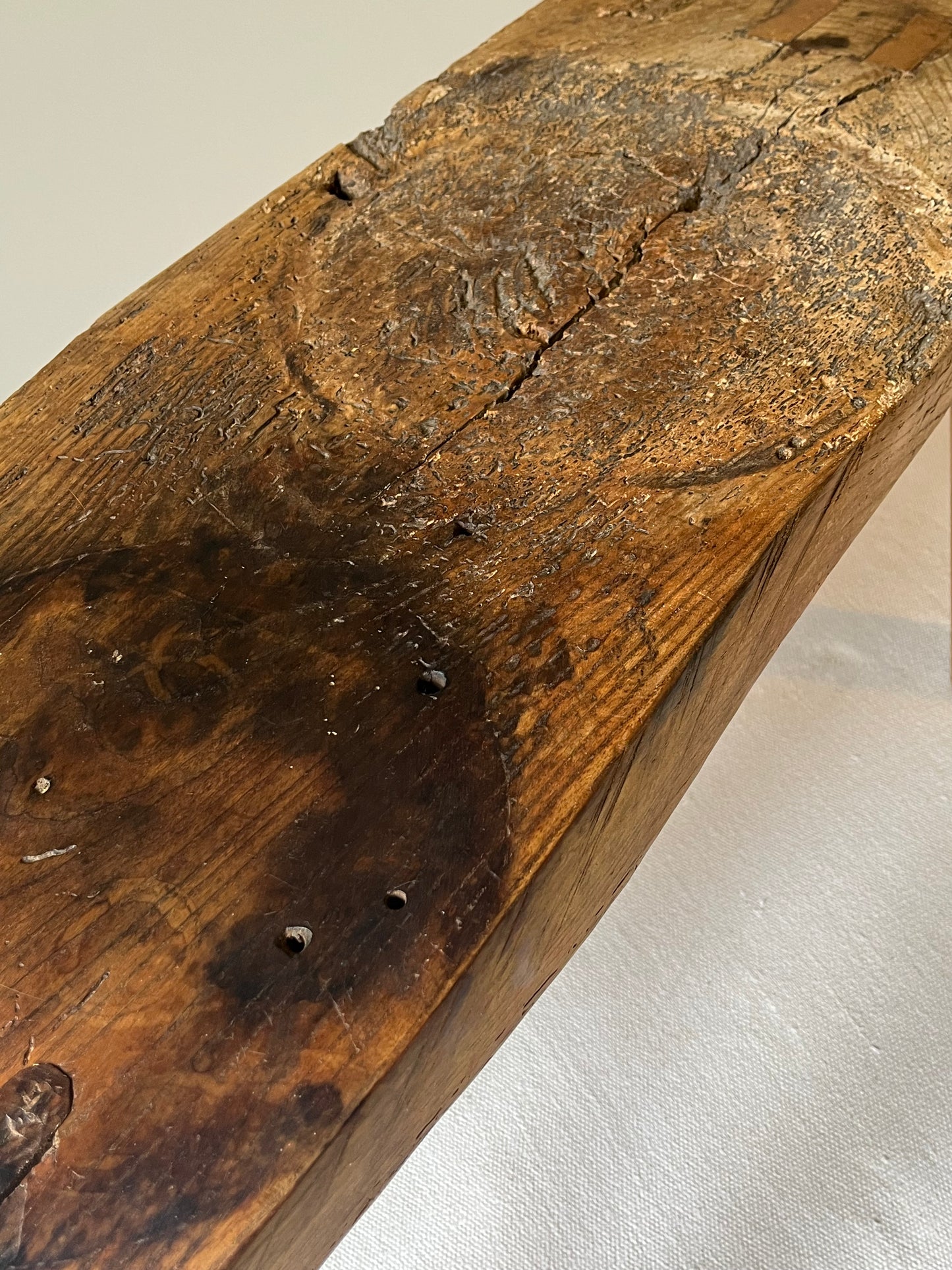 Elm Pig Bench.