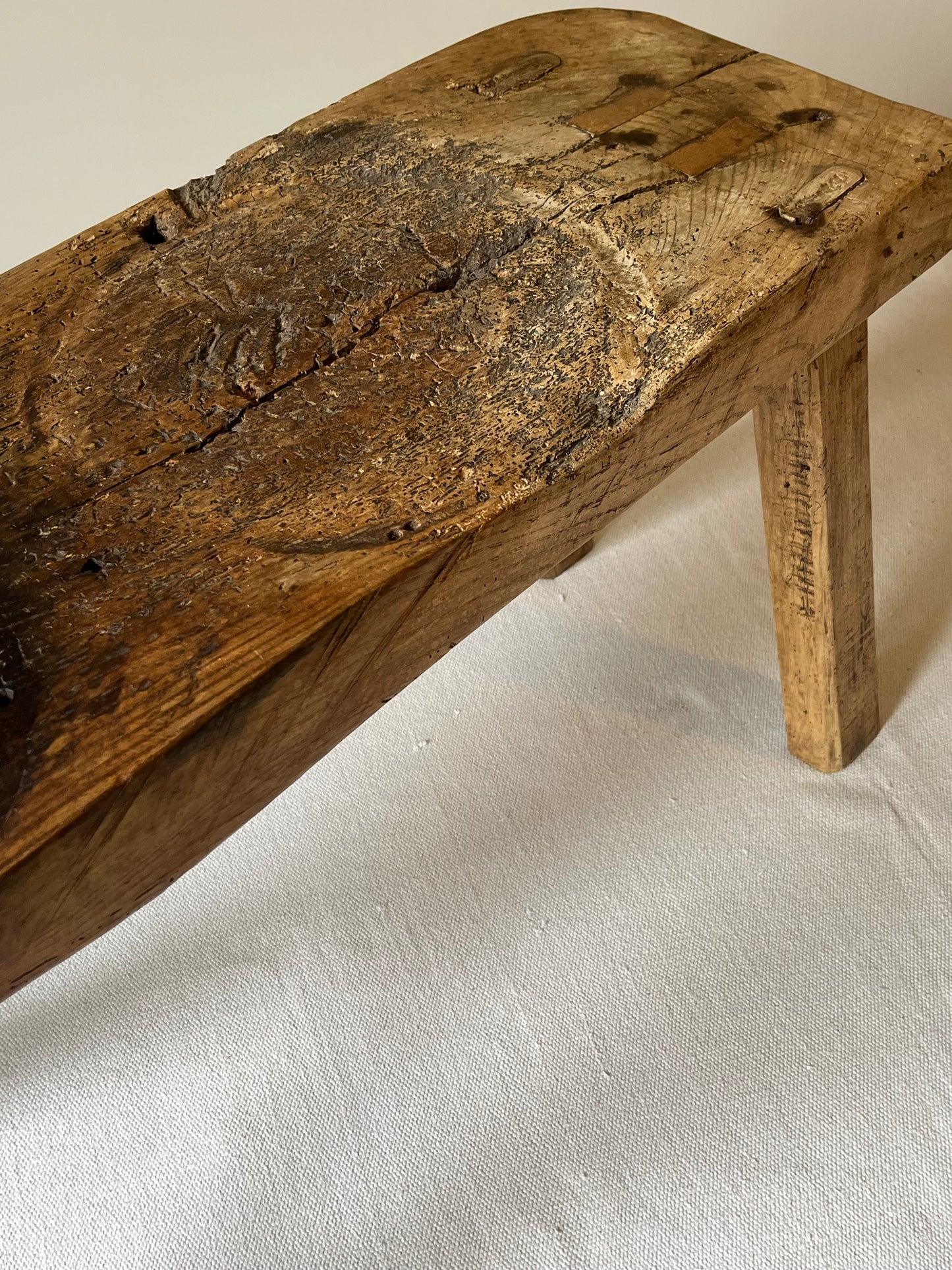Elm Pig Bench.