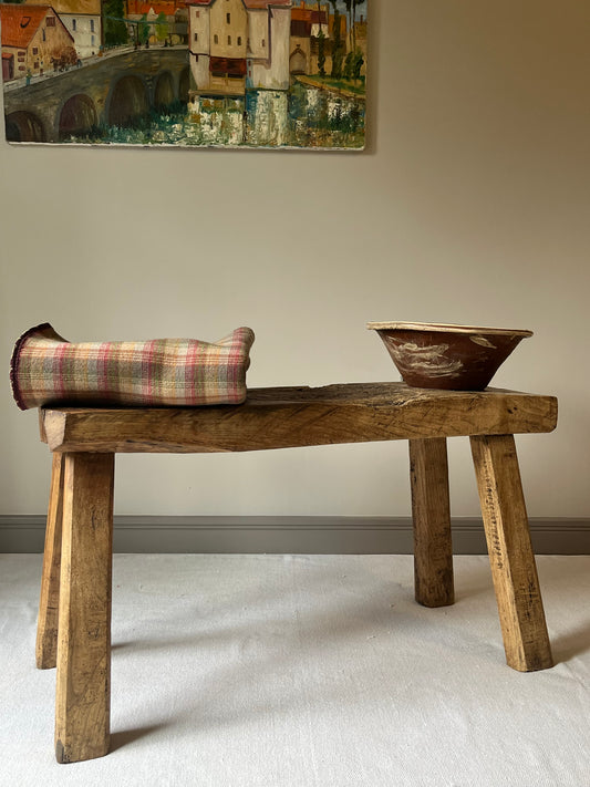 Elm Pig Bench.