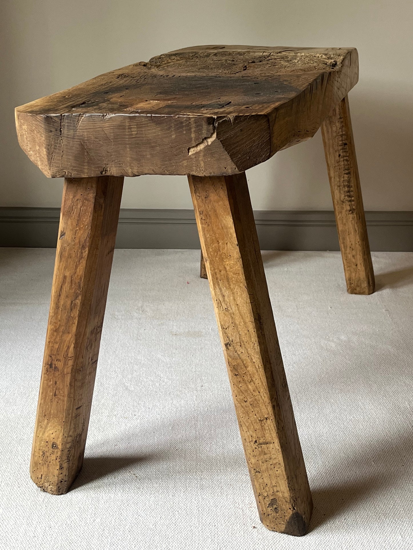 Elm Pig Bench.