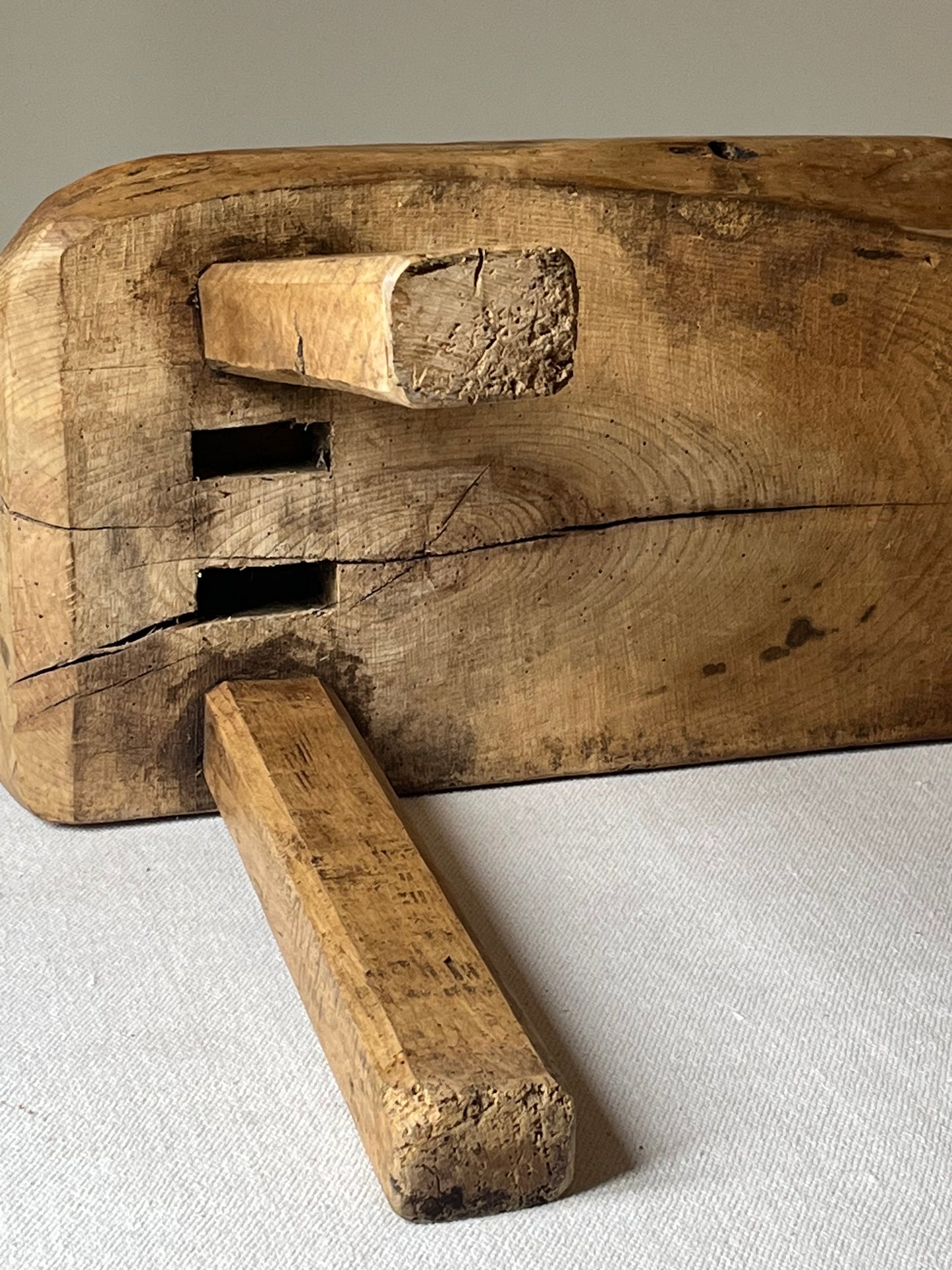 Elm Pig Bench.