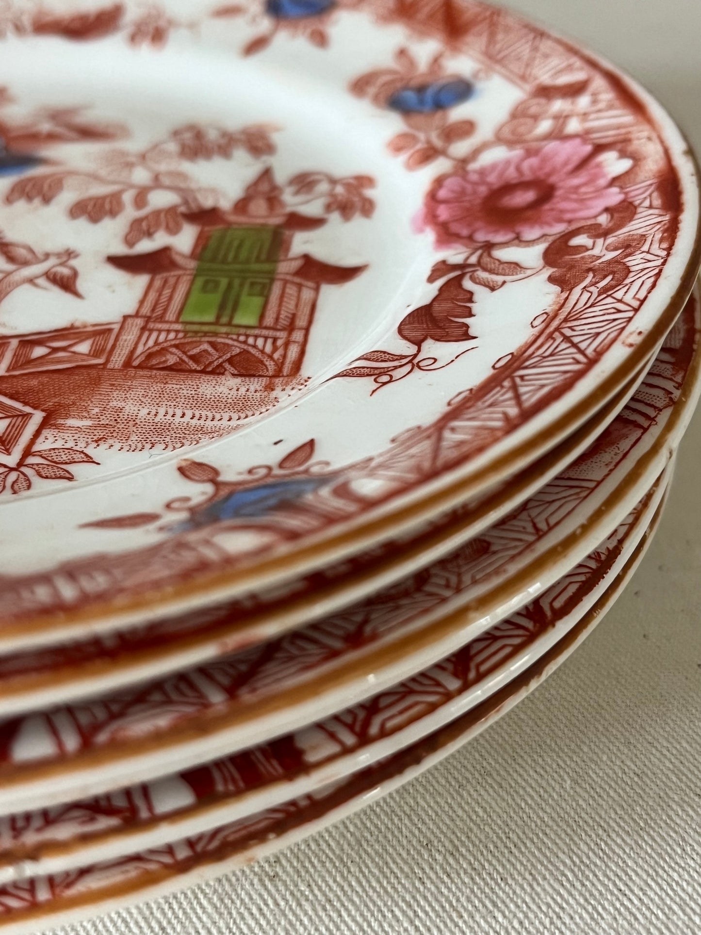 Set of Six Chinese Side Plates.