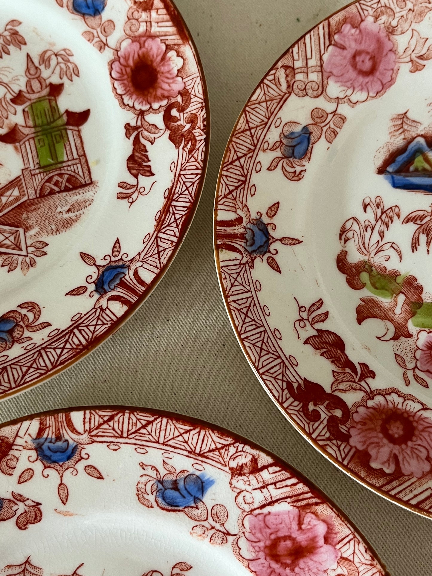 Set of Six Chinese Side Plates.