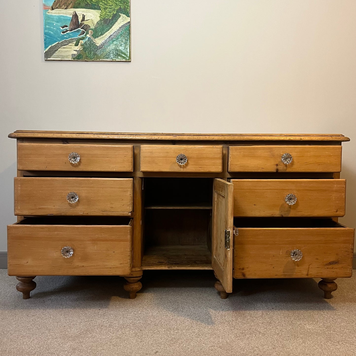 Country Pine Dresser Base.