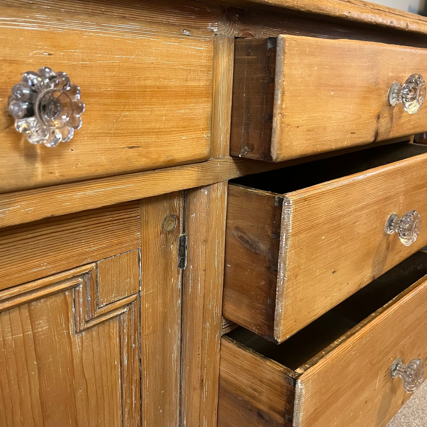 Country Pine Dresser Base.