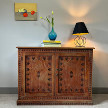 Load image into Gallery viewer, Hand Painted Pine Sideboard.
