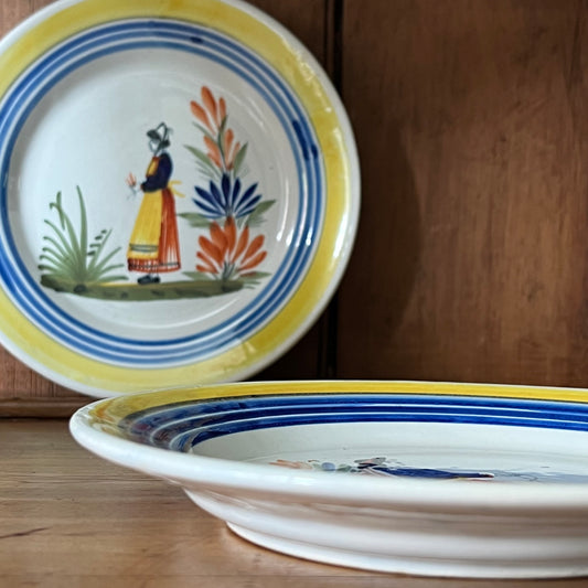 Pair of Quimper Plates.