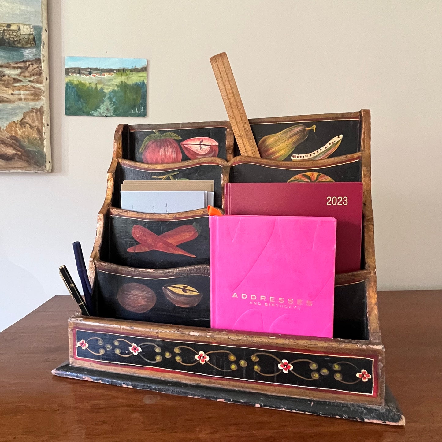 Colourful Letter Rack.