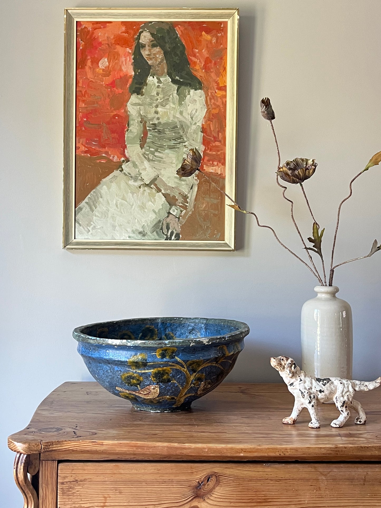 Kashmiri Papier Mache Bowl.