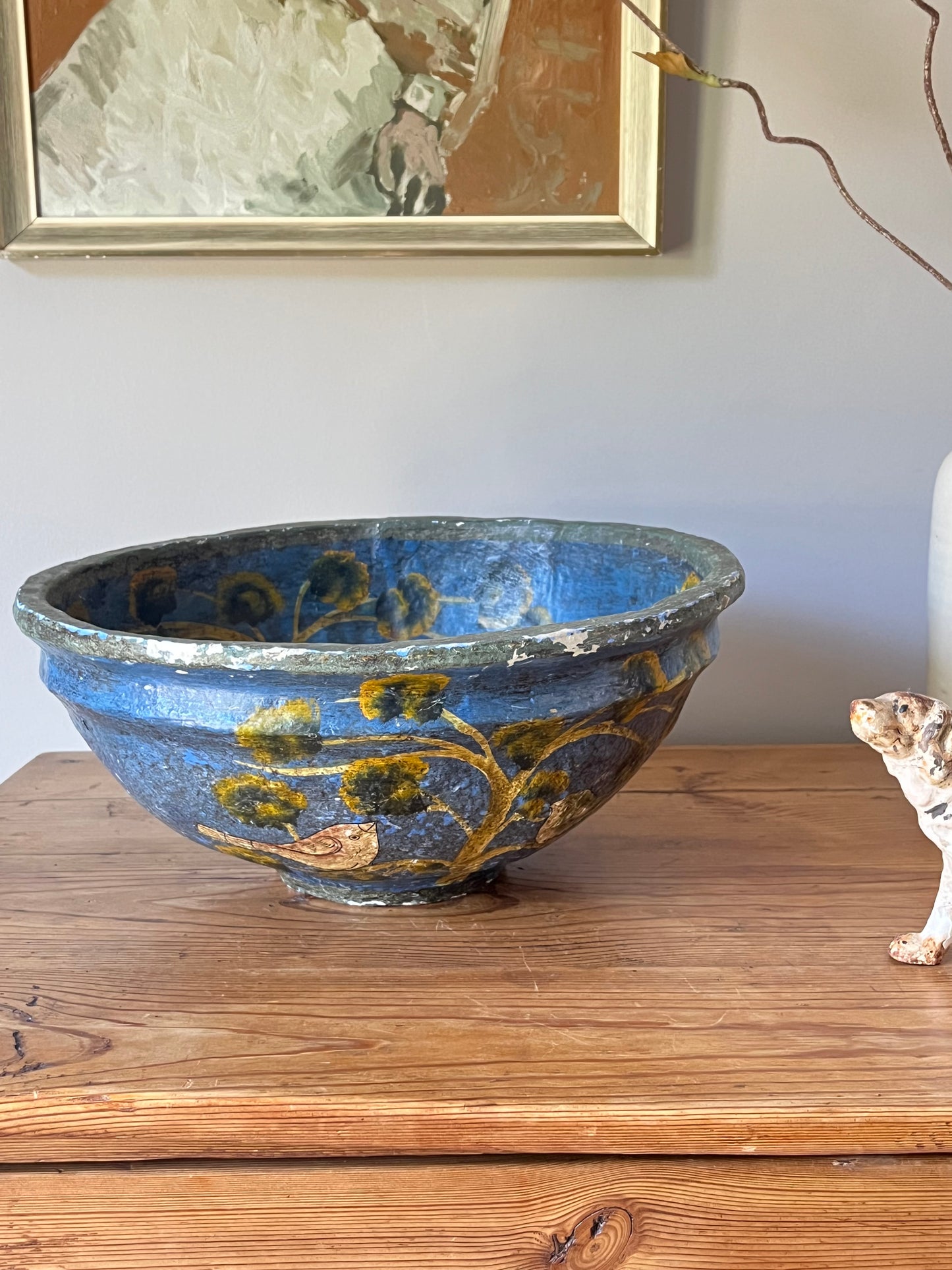 Kashmiri Papier Mache Bowl.