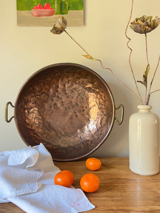 French Copper Bowl.