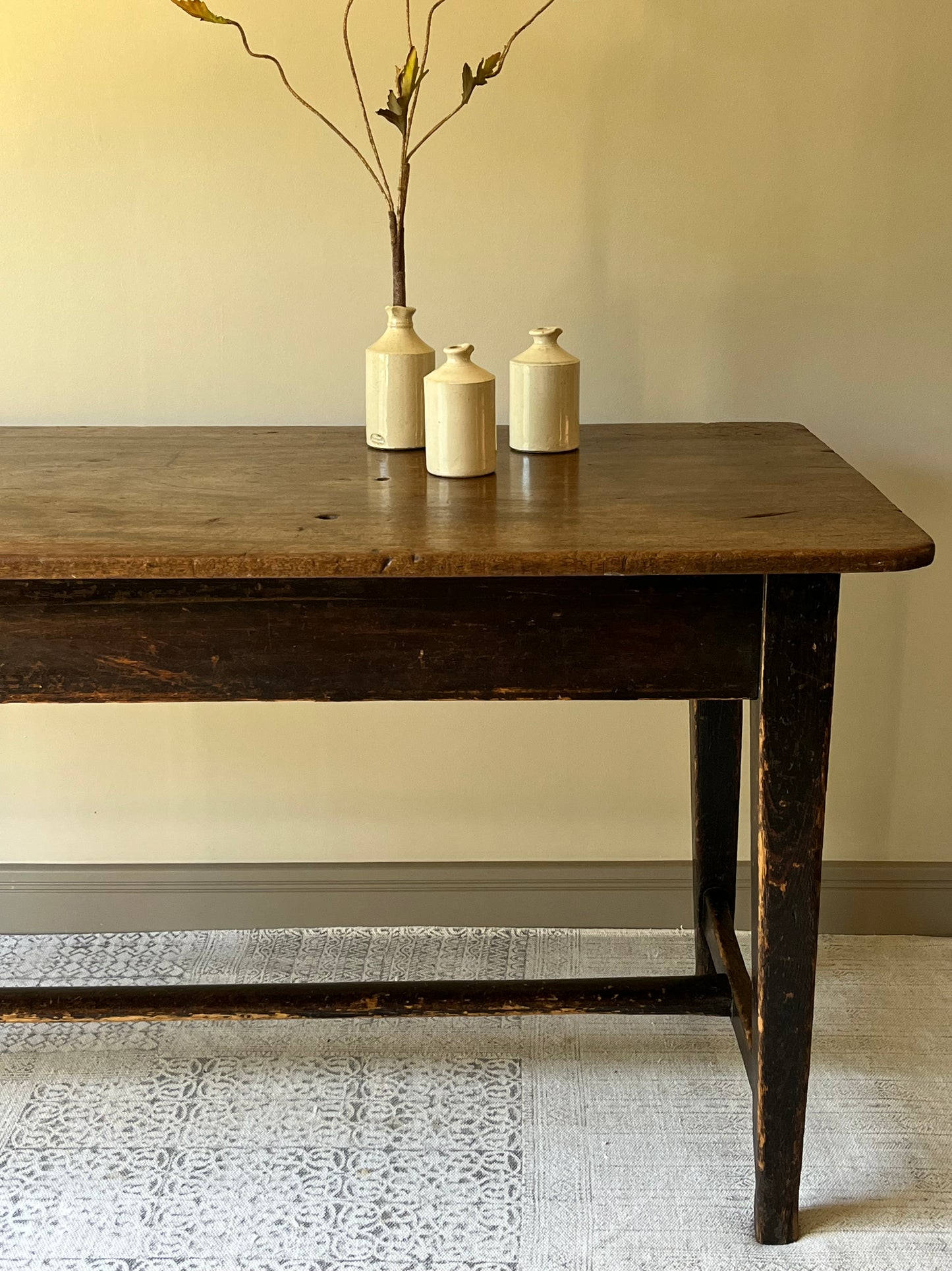 Country Farmhouse Dining Table.