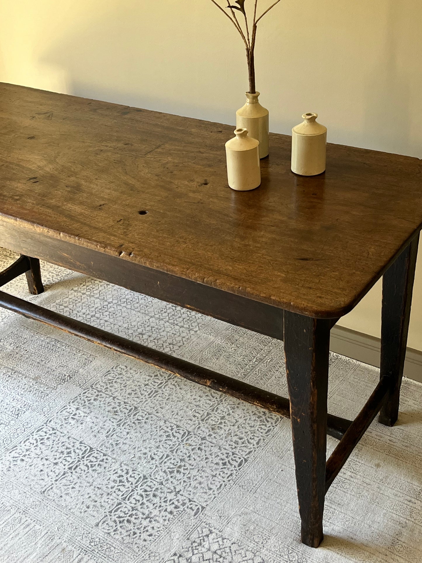 Country Farmhouse Dining Table.
