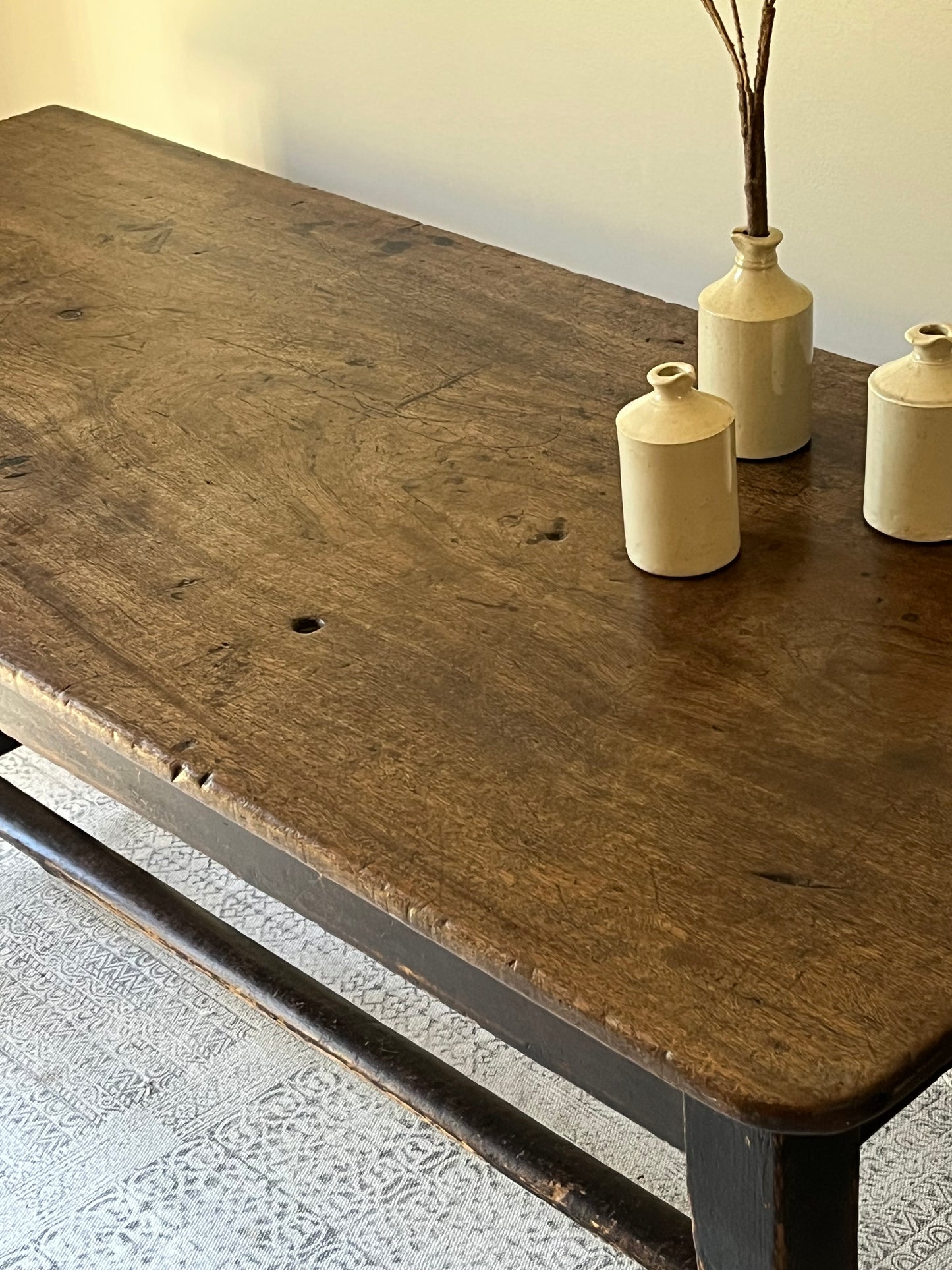 Country Farmhouse Dining Table.