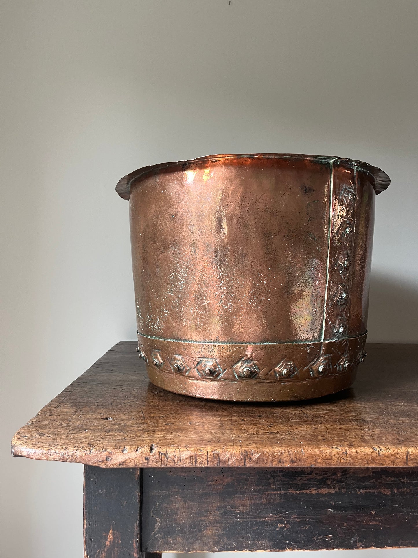 Copper Planter.