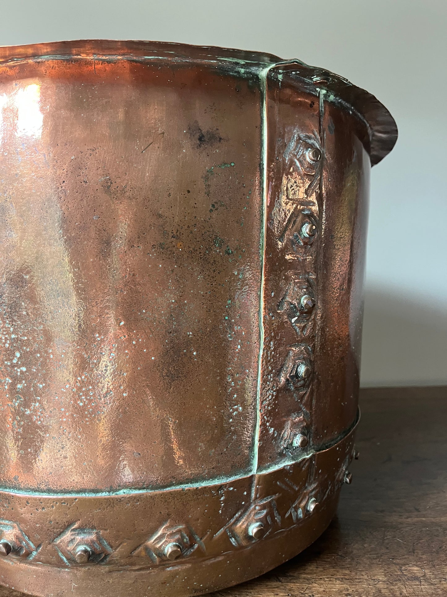 Copper Planter.