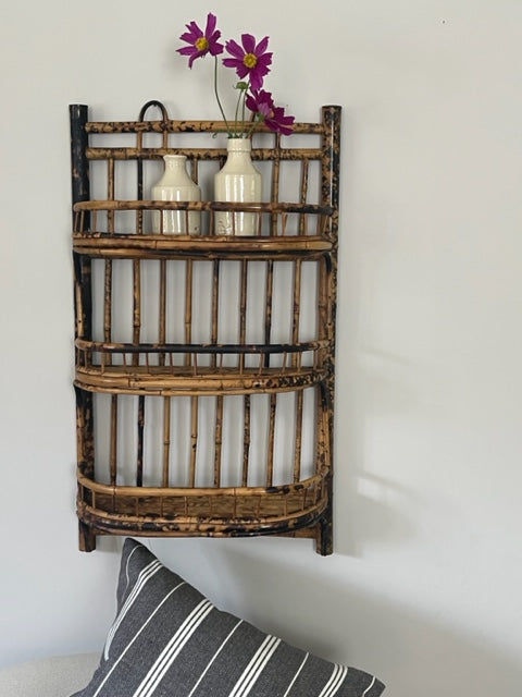 Bamboo Wall Shelf.