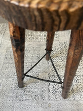 Load image into Gallery viewer, Rustic Elm Stool.
