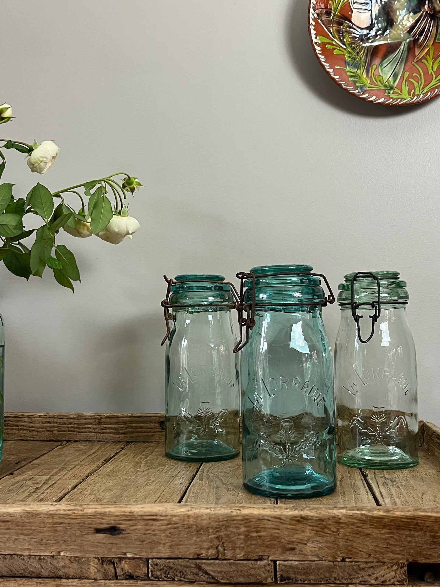 French La Lorraine Jars.