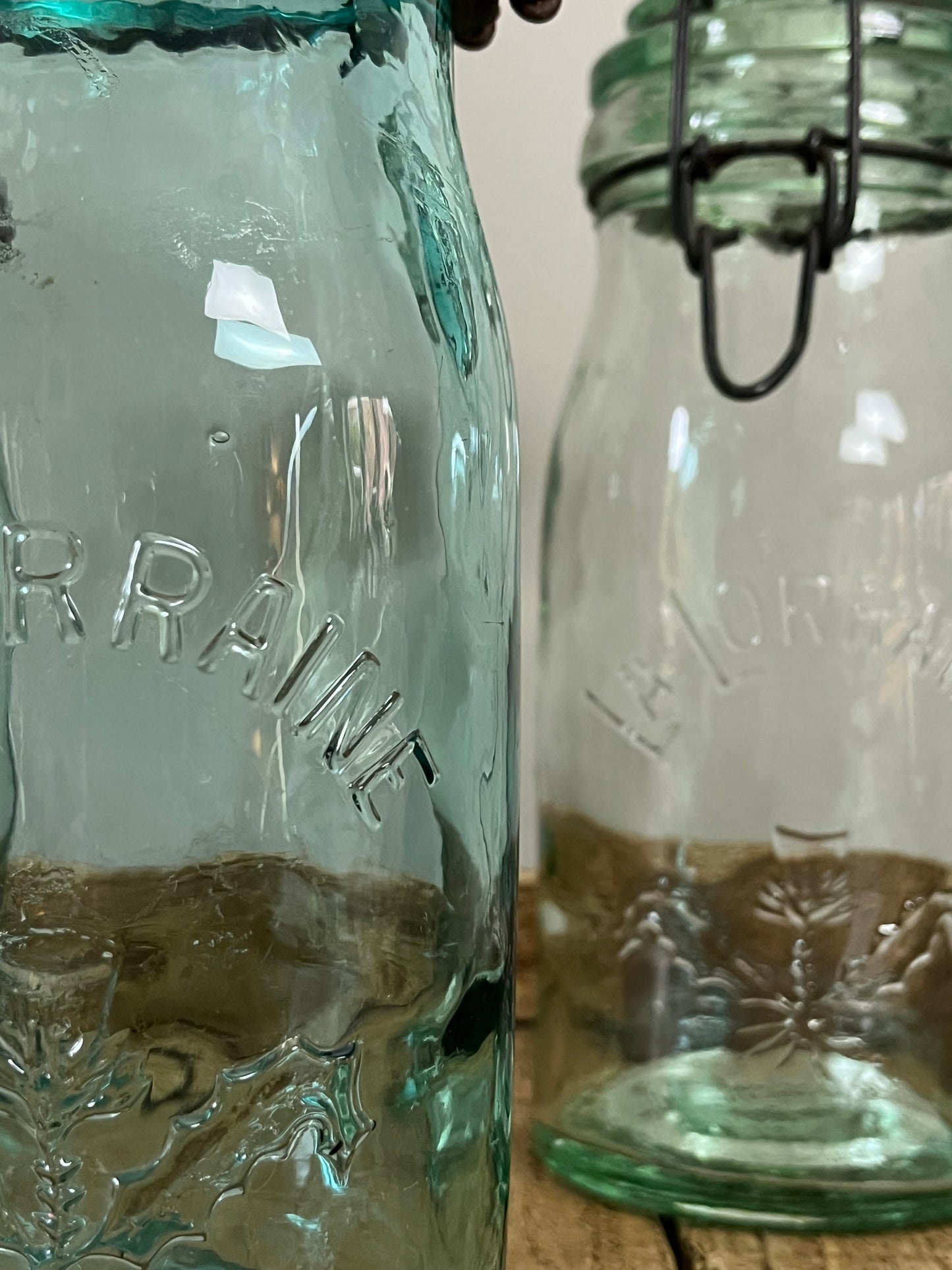 French La Lorraine Jars.