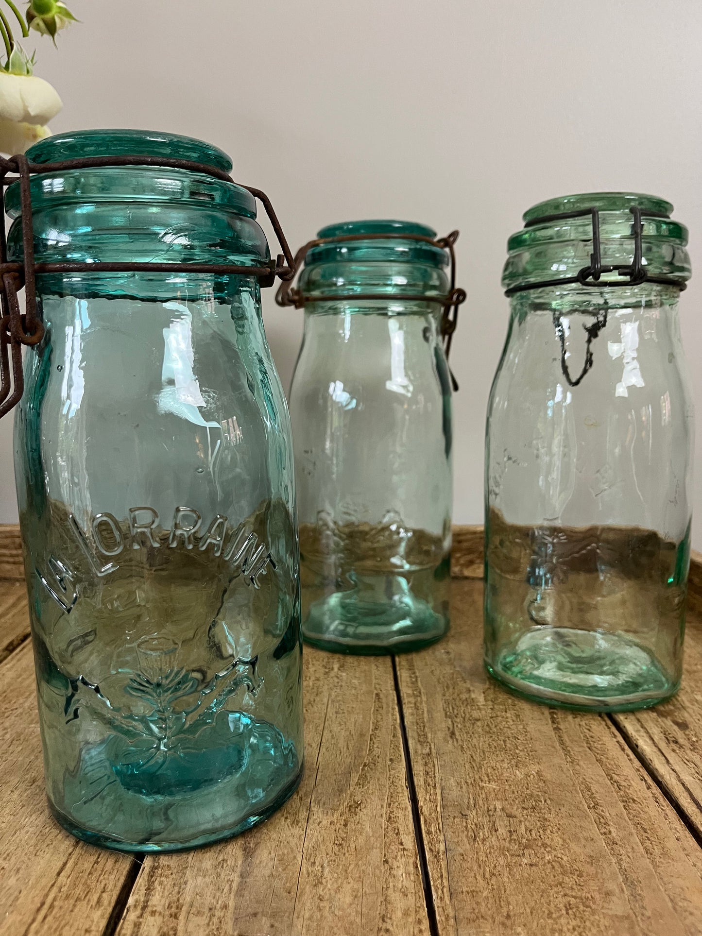 French La Lorraine Jars.