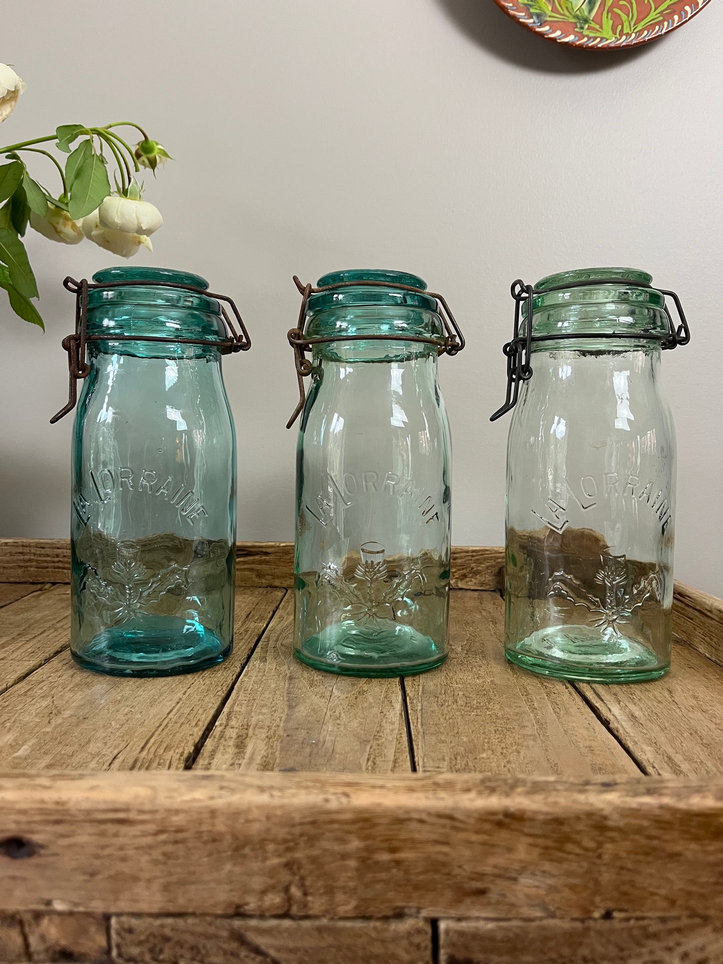 French La Lorraine Jars.