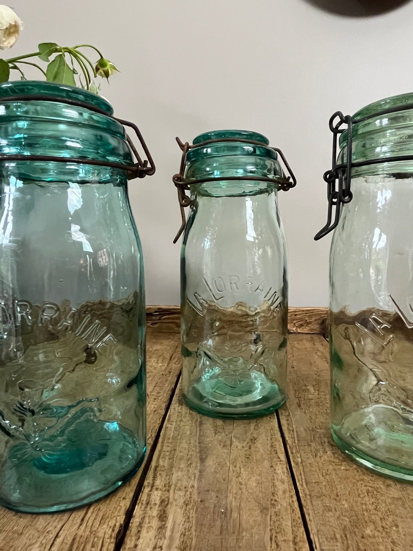 French La Lorraine Jars.