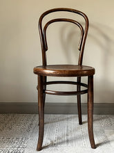 Load image into Gallery viewer, Set of Four Fischel Bentwood Chairs.
