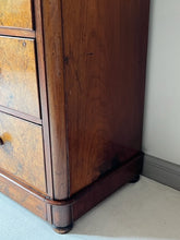 Load image into Gallery viewer, Walnut And Mahogany Chest of Drawers.
