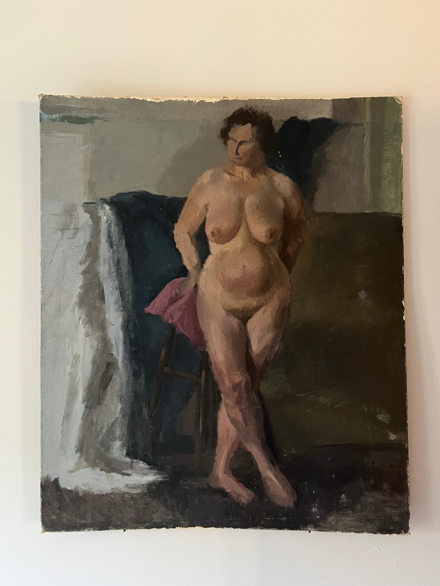 Female Figure Oil on Canvas.