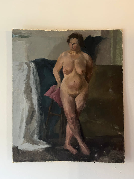 Female Figure Oil on Canvas.