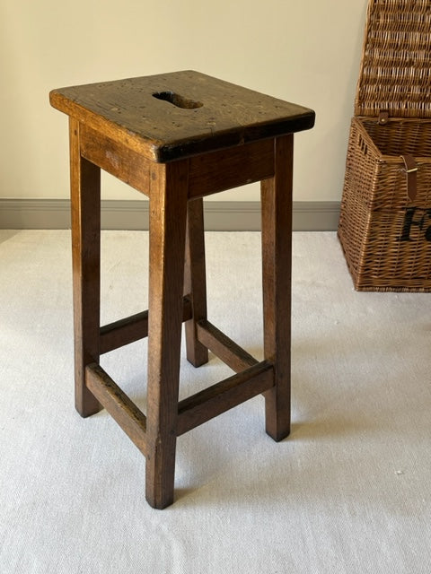 Oak School Lab Stool.
