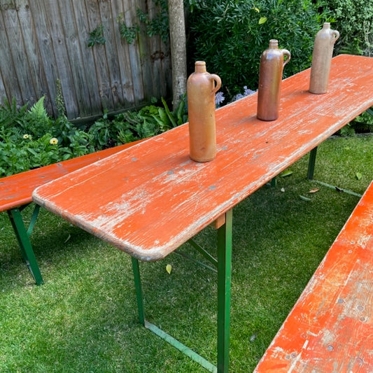 Festival Table and Benches.