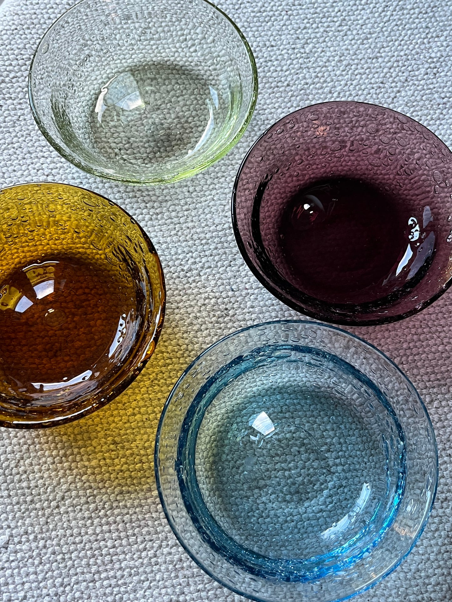 Set of Four French Biot Bowls.