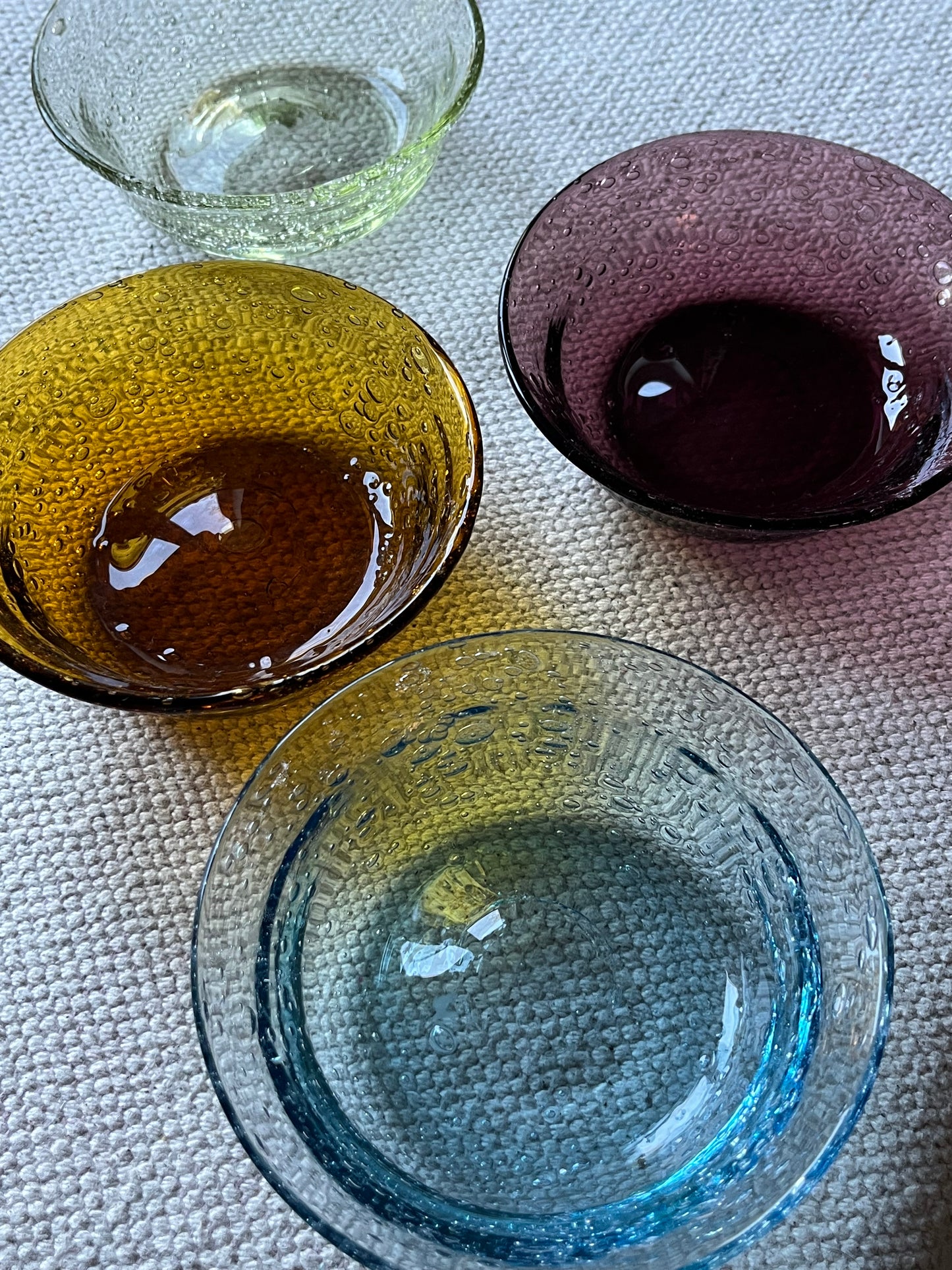 Set of Four French Biot Bowls.