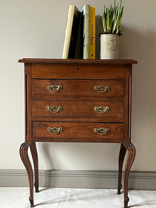 A French Oak Set of Drawers.