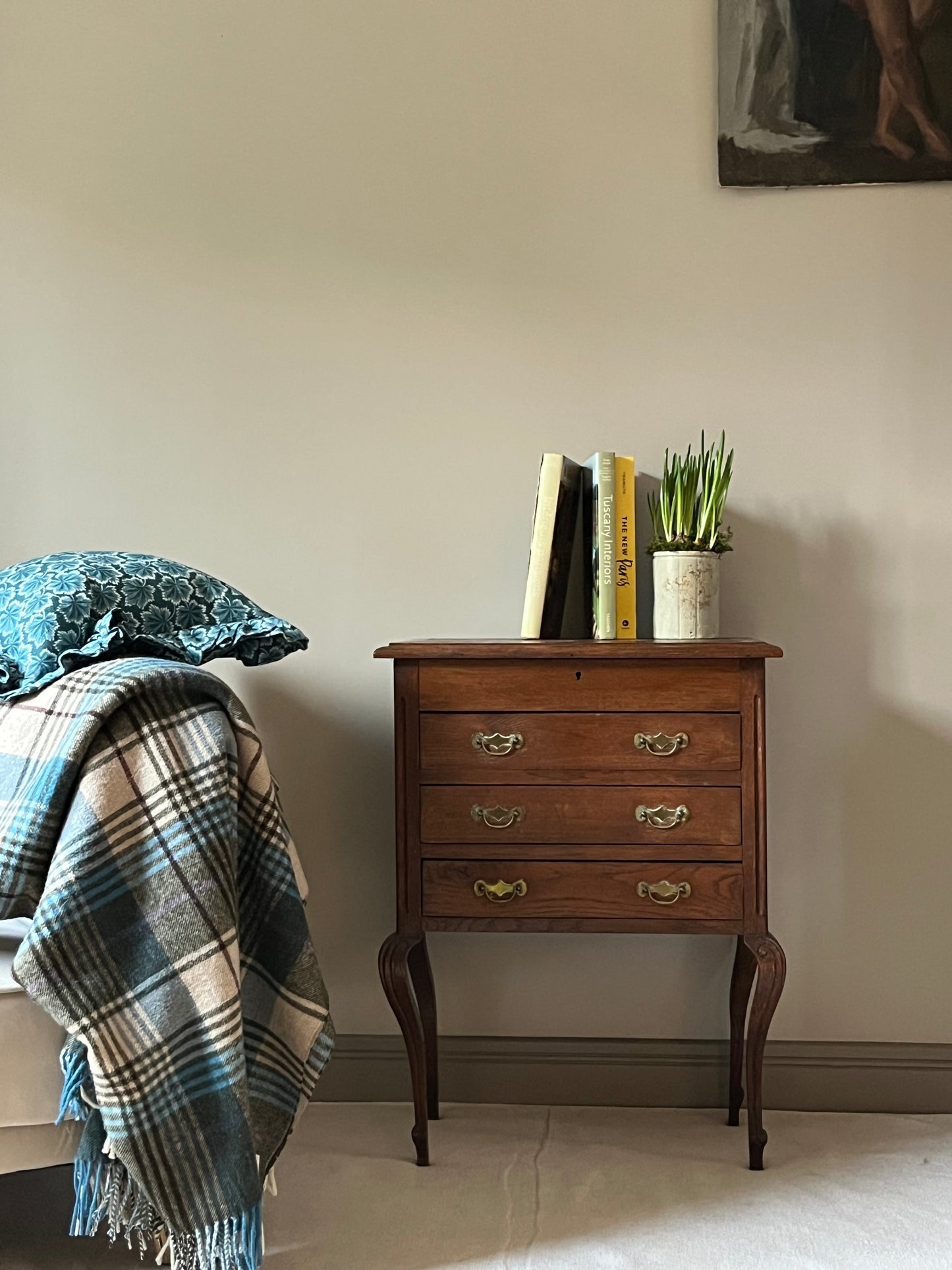 A French Oak Set of Drawers.