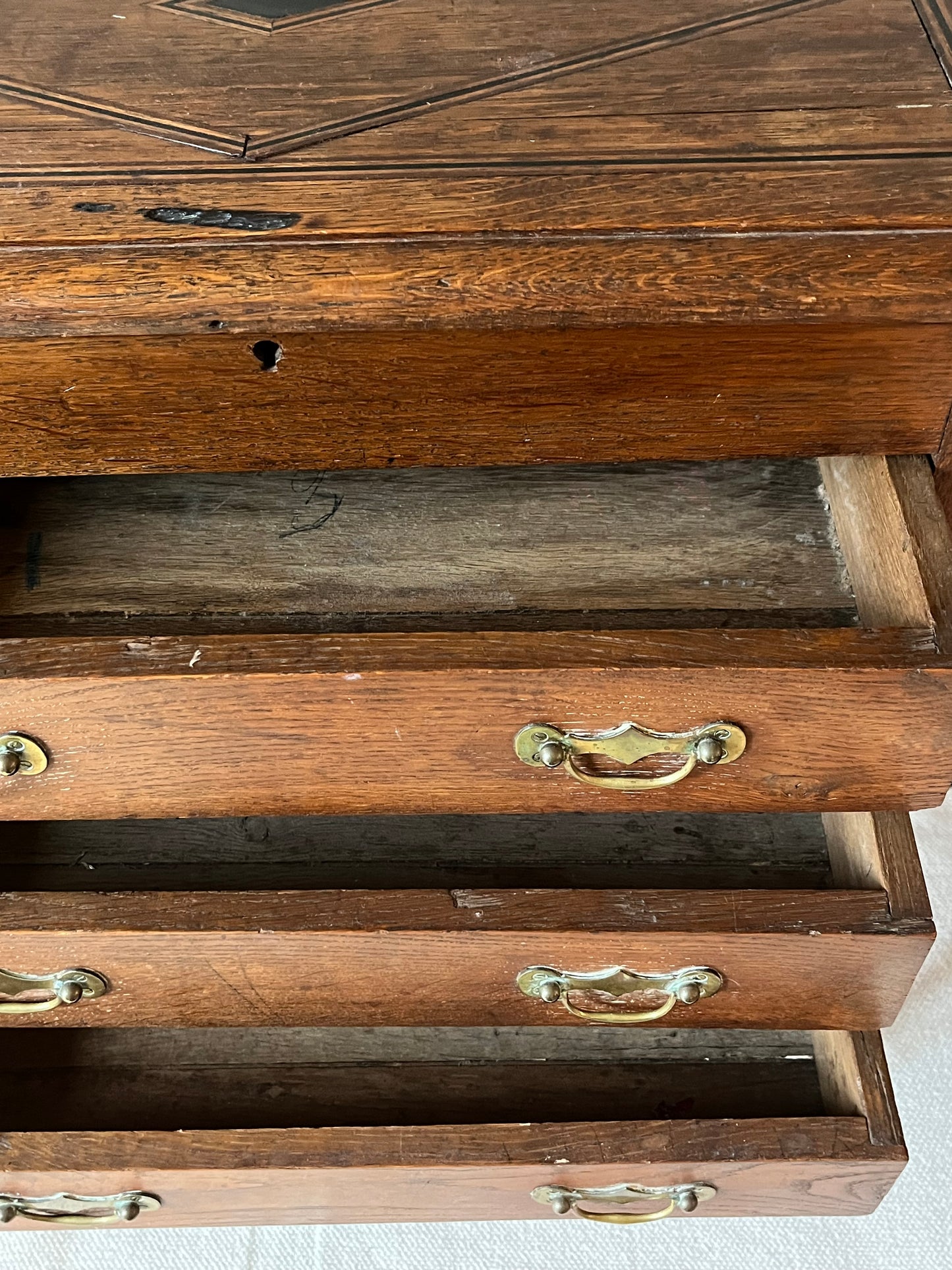 A French Oak Set of Drawers.