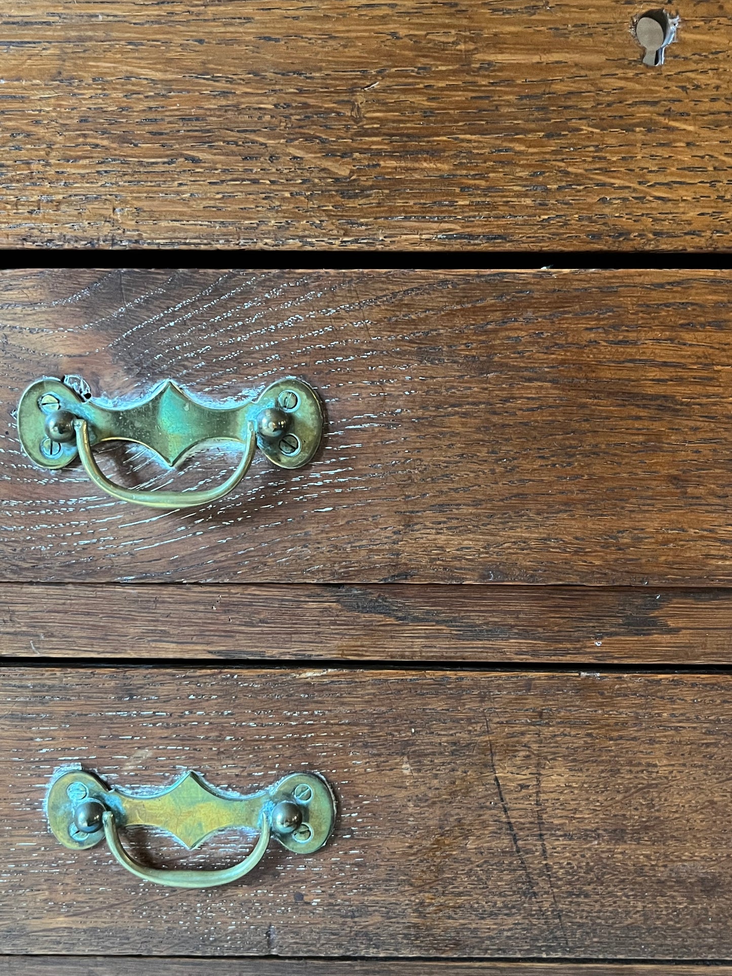 A French Oak Set of Drawers.