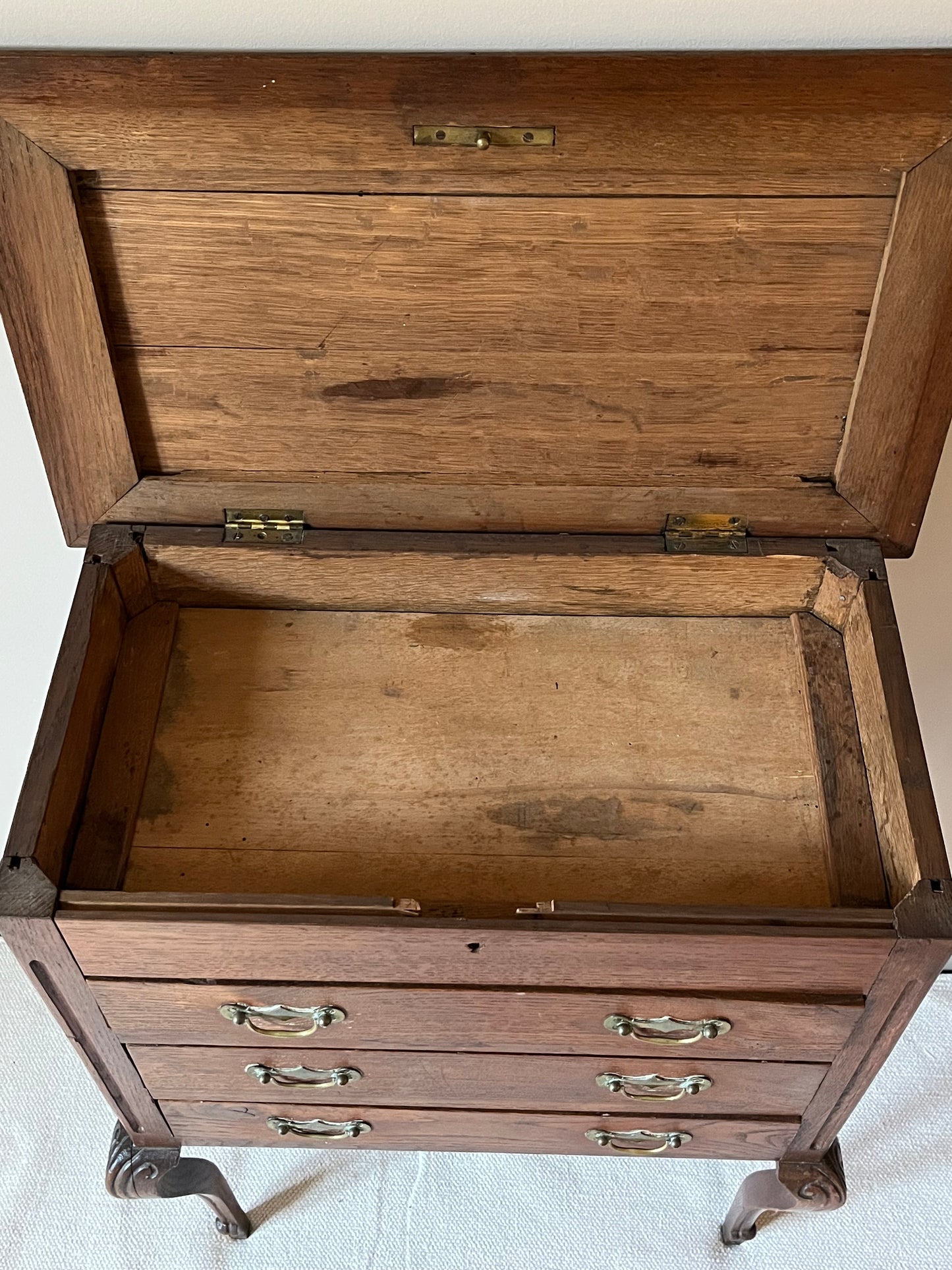 A French Oak Set of Drawers.