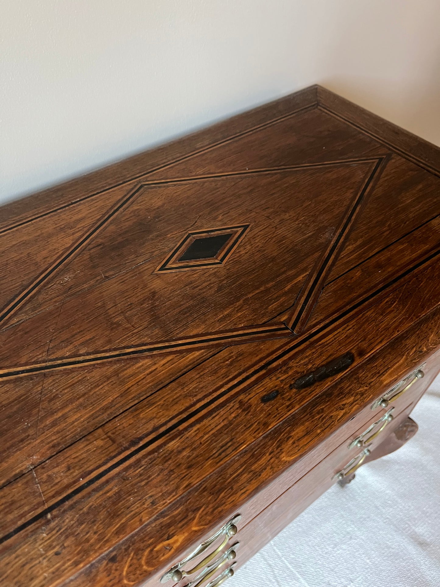 A French Oak Set of Drawers.