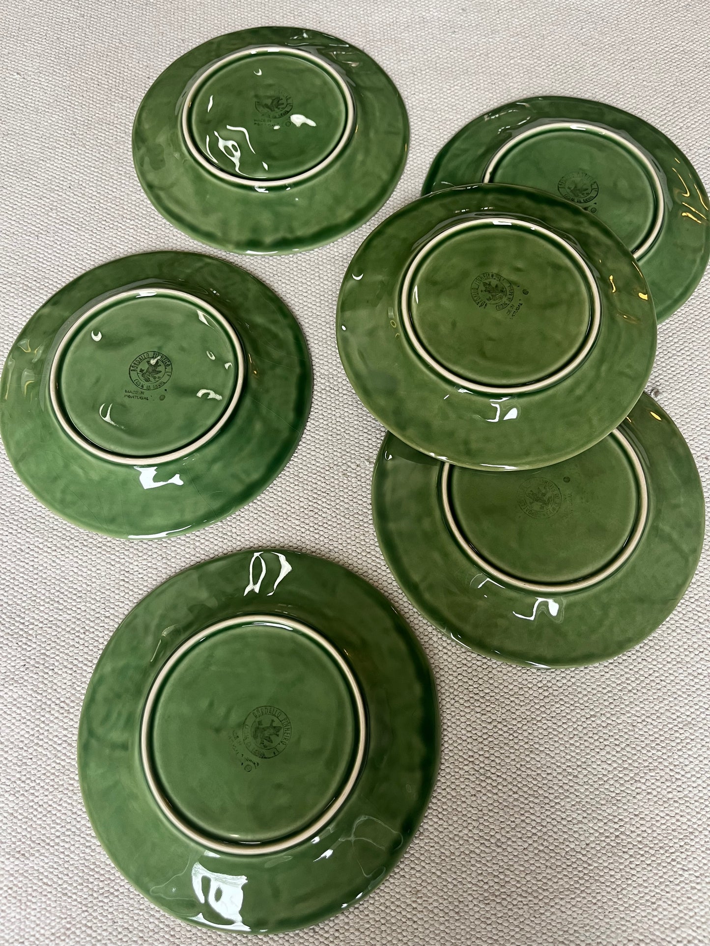 Set of Six Strawberry Plates.