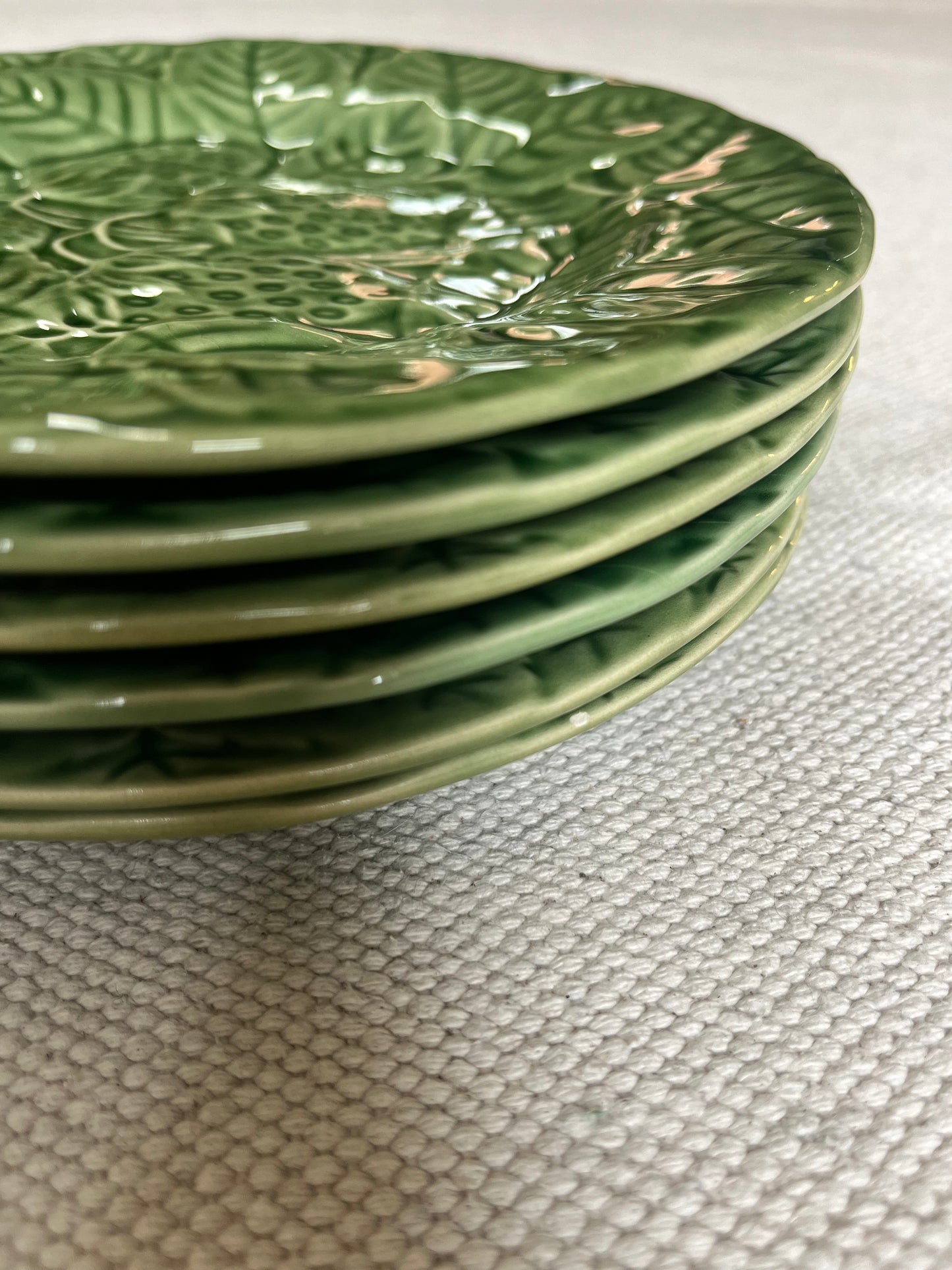 Set of Six Strawberry Plates.
