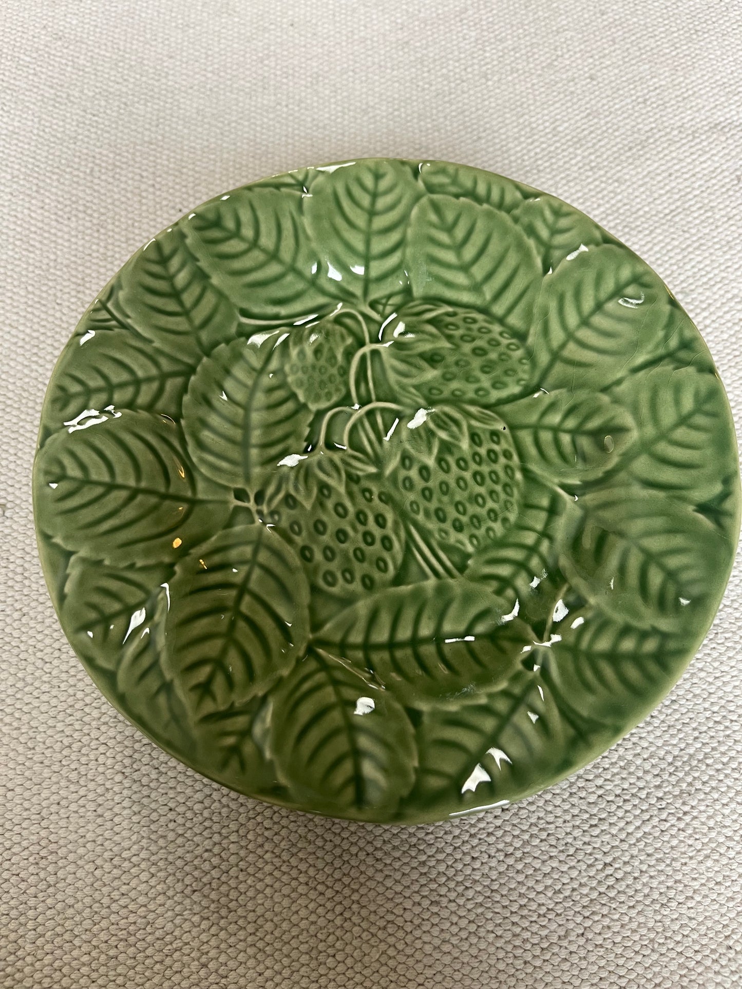 Set of Six Strawberry Plates.