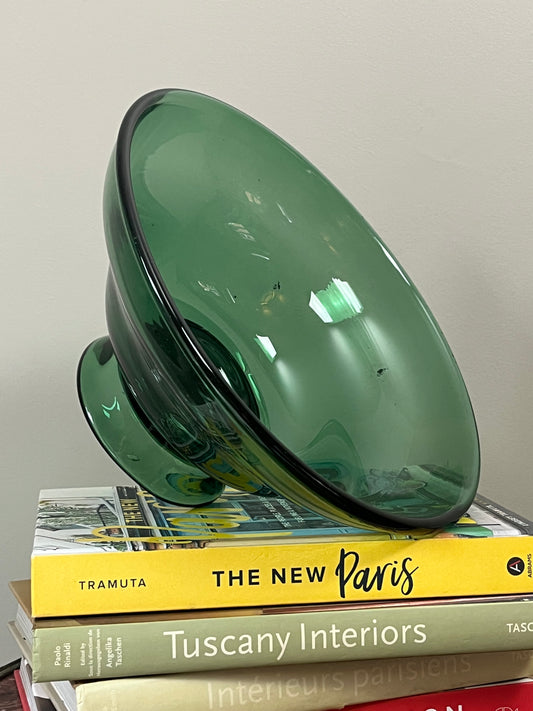 Green Glass Bowl.