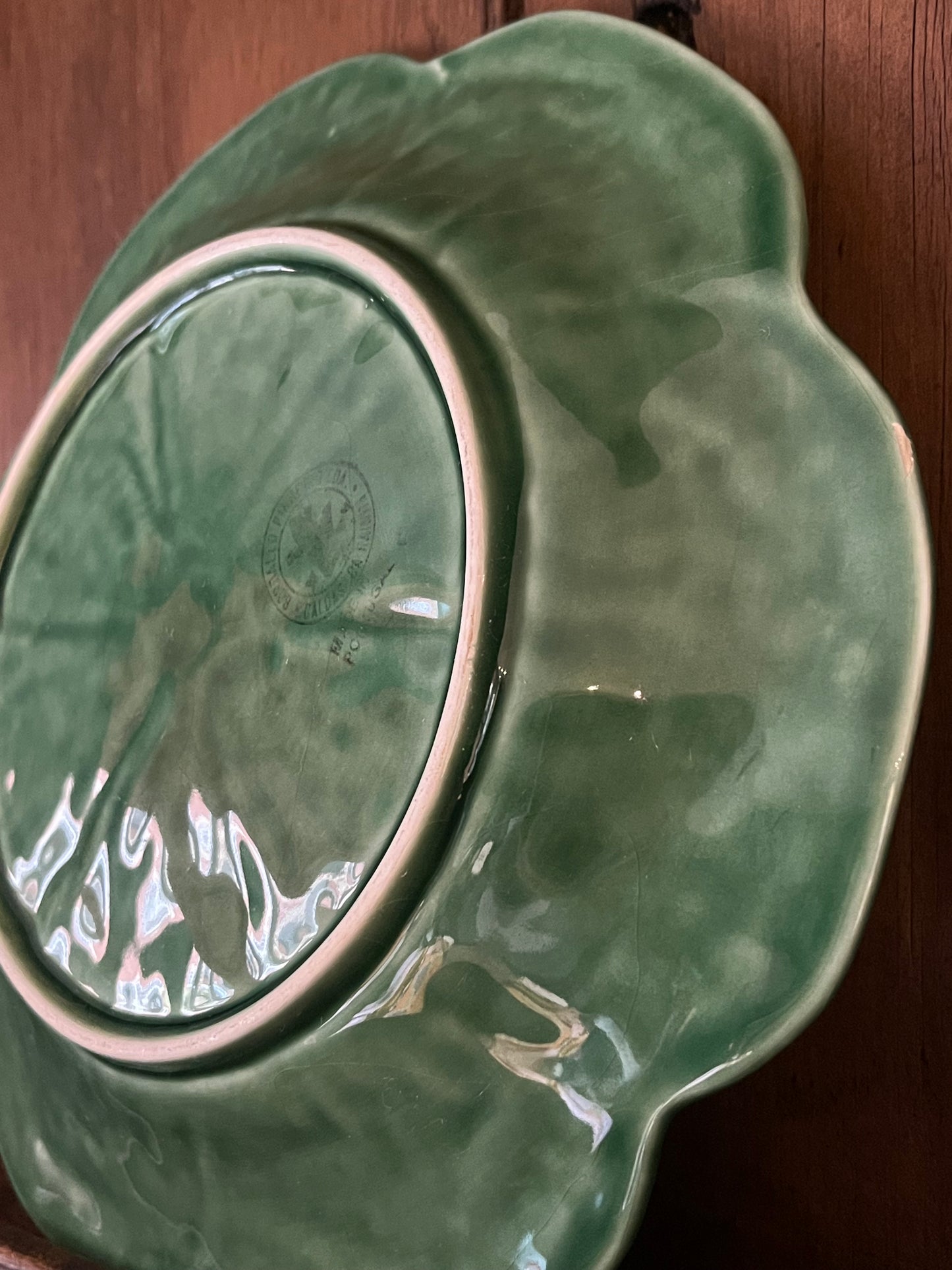 A Set Of Four Cabbage Plates.