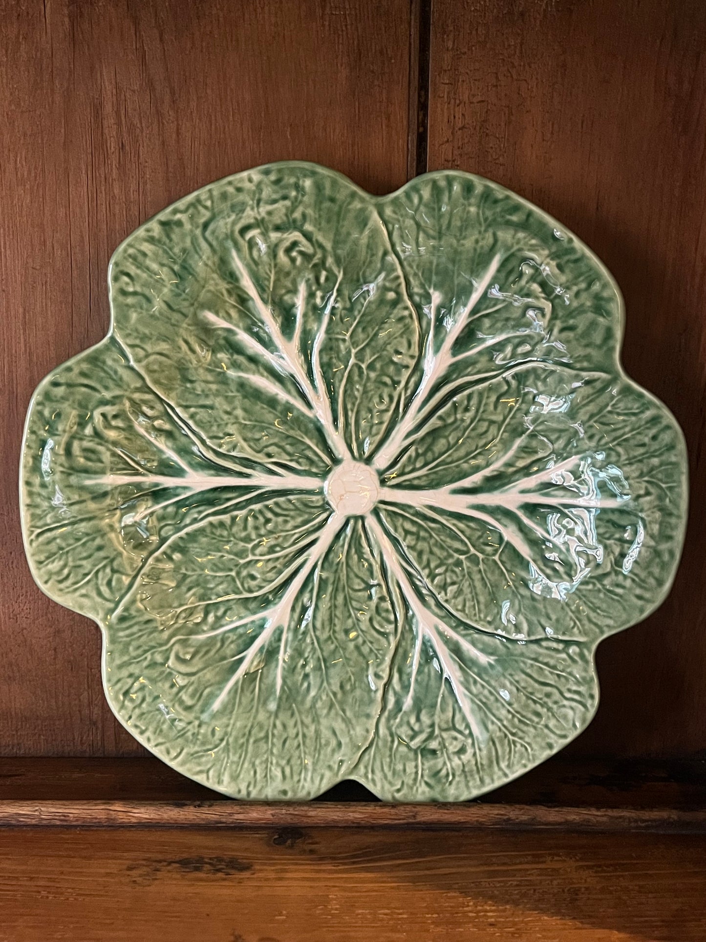 A Pair of Cabbage Plates.